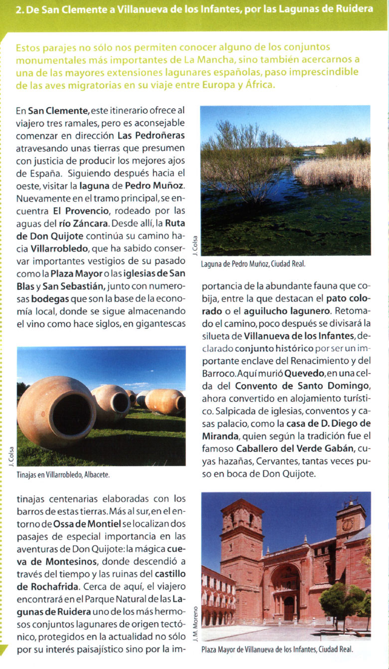 De Clemente a Villanueva de los Infantes por las Laguna de Ruidera