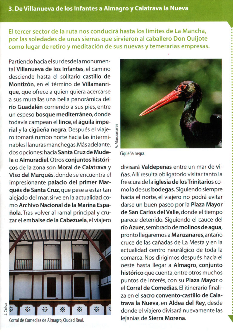 De Villanueva de los Infantes a Almagro y Calatrava la Nueva