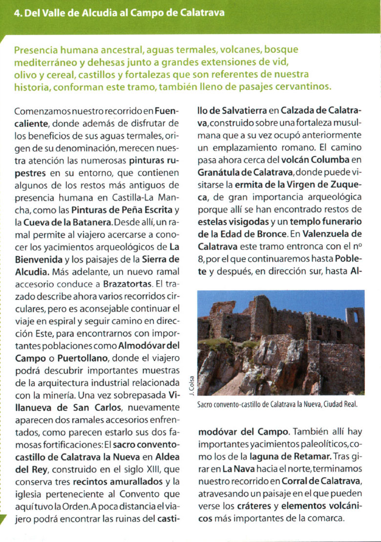 Del Valle de Alcudia al Campo de Calatrava