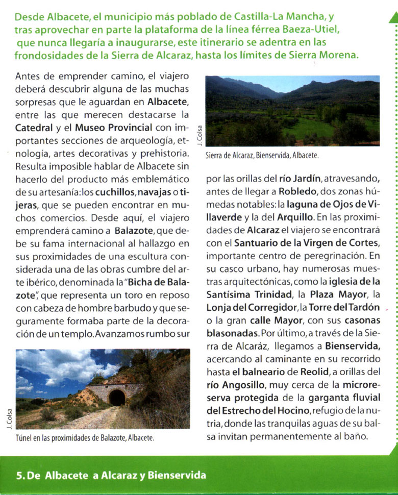 De Albacete a Alcaraz y Bienservida