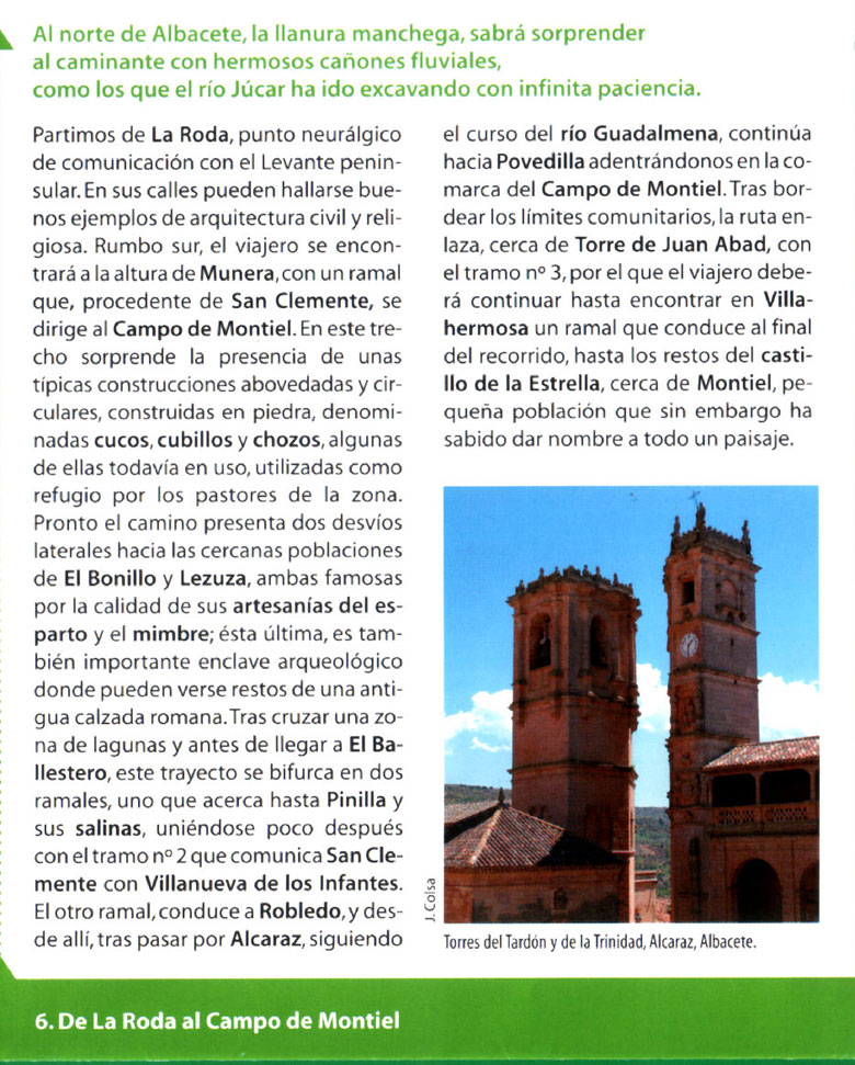 De la Roda al Campo de Montiel